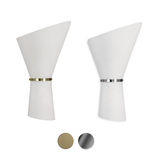 Perla Lampada Da Muro Oro