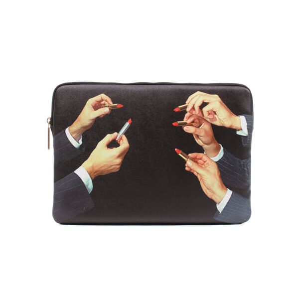 Laptop Bag Lipsticks Nero