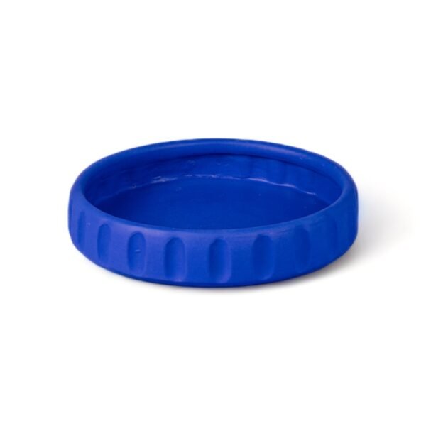 Terracotta Vaso With Saucer "Dorico" - Blu - immagine 2