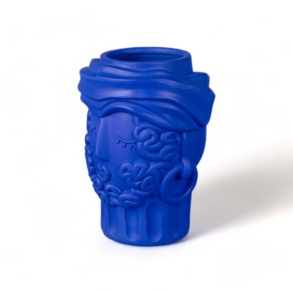 Terracotta Vaso Man Blu - immagine 3