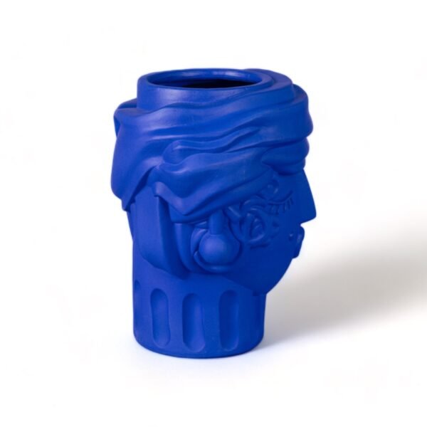 Terracotta Vaso "Women" Blu - immagine 3