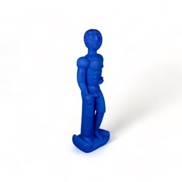 Terracotta Statue "Bronzo" - Blu - immagine 4