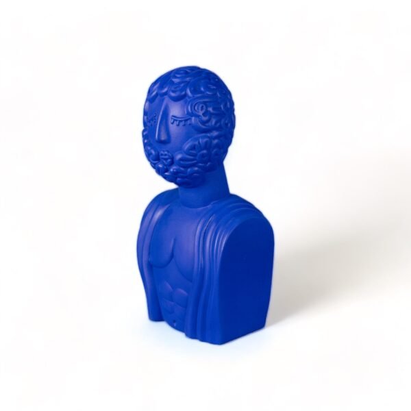 Terracotta Bust "Man" Blu - immagine 3