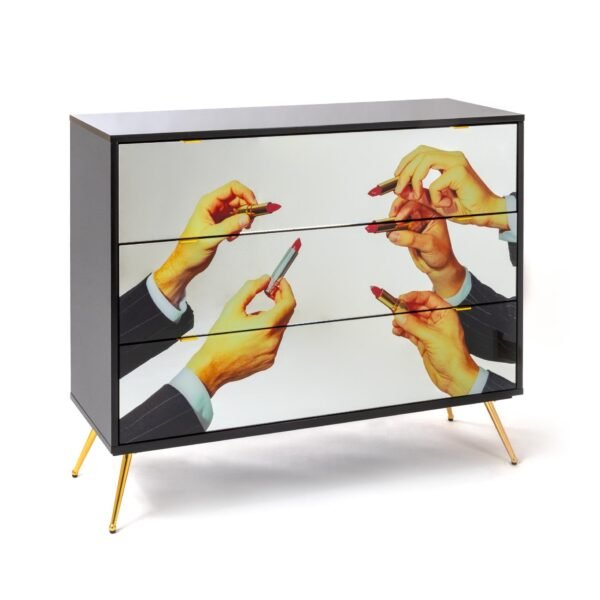 Cassettiera con 3 Cassetti Lipstick - immagine 2