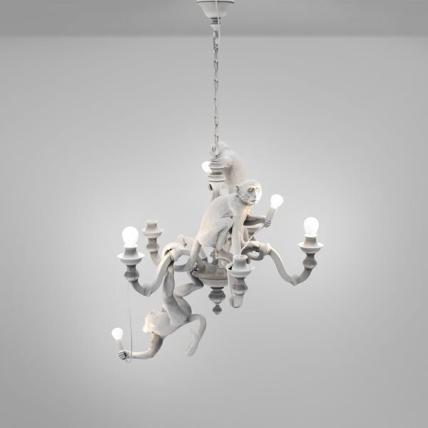 Monkey Chandelier Bianco - immagine 4