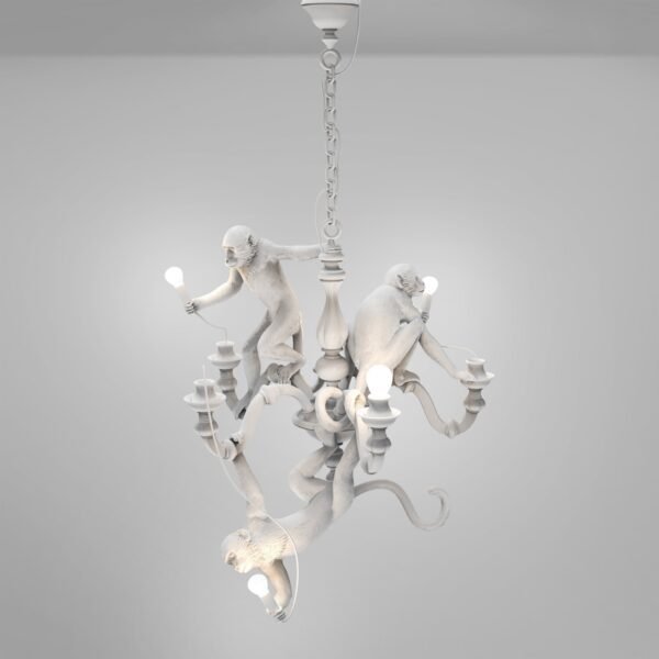 Monkey Chandelier Bianco - immagine 2