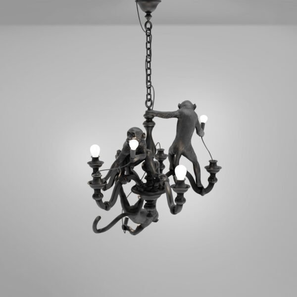 Monkey Chandelier Nero - immagine 4