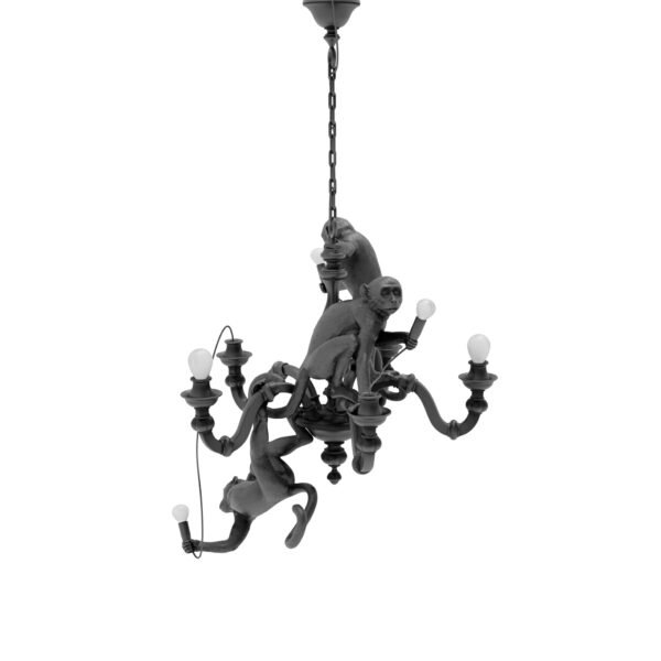 Monkey Chandelier Nero - immagine 3