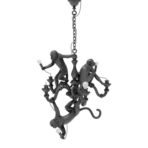 Monkey Chandelier Nero