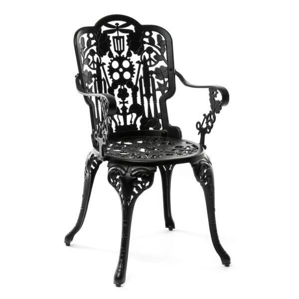 Industry Collection ALUMINIUM Poltrona - Nero - immagine 2