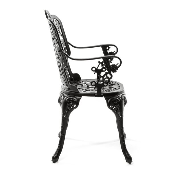 Industry Collection ALUMINIUM Poltrona - Nero - immagine 3