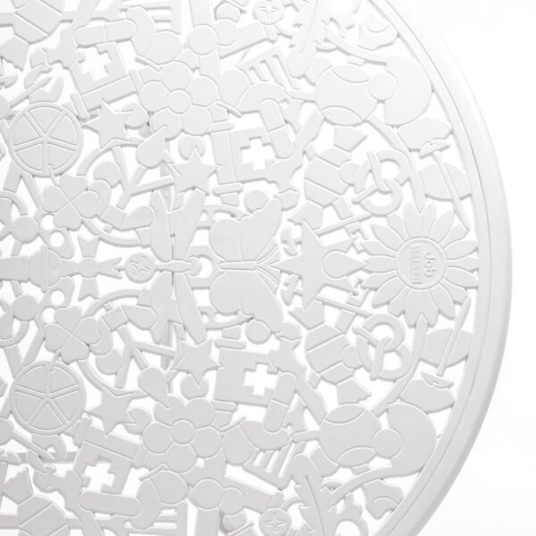 Industry Collection ALUMINIUM OVAL TABLE - Bianco - immagine 4