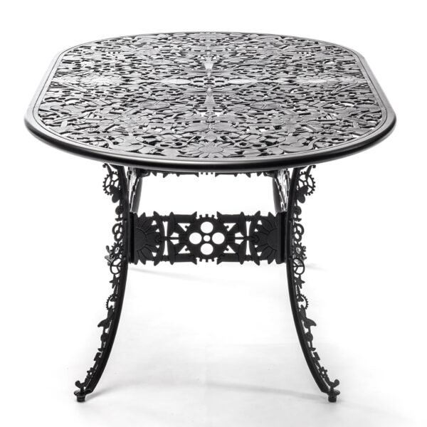 Industry Collection ALUMINIUM OVAL TABLE - Nero - immagine 4