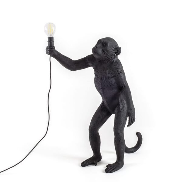 The Monkey Lampada Nero Standing Version