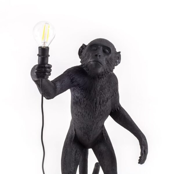 The Monkey Lampada Nero Standing Version - immagine 3
