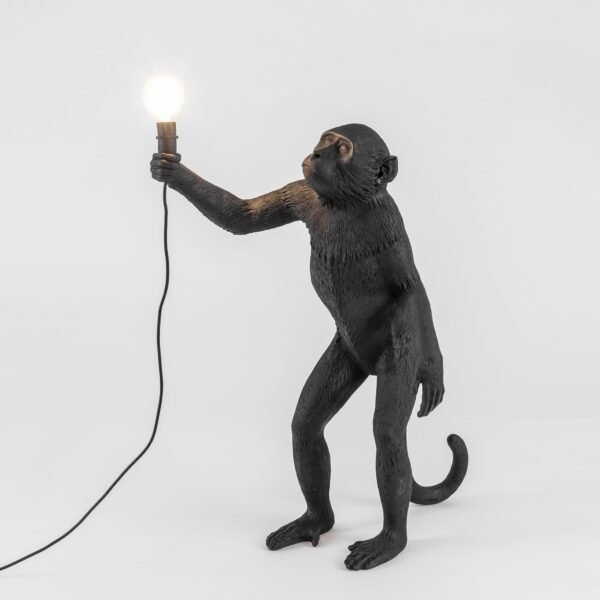 The Monkey Lampada Nero Standing Version - immagine 2