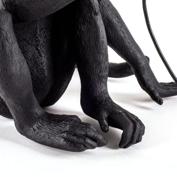 The Monkey Lampada Nero Sitting Version - immagine 4