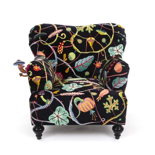 Botanical Diva Poltrona Nero - immagine 3