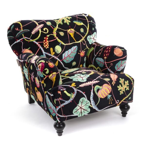 Botanical Diva Poltrona Nero - immagine 2