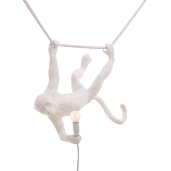 The Monkey Lampada Swing Bianco