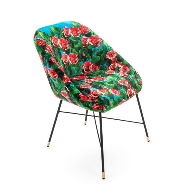 Padded Chair Roses - immagine 2