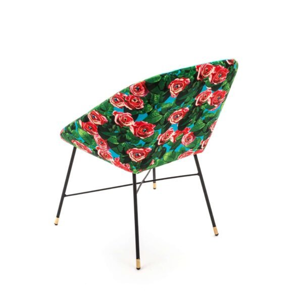Padded Chair Roses - immagine 3