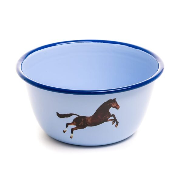 Enamel Ciotola Horse