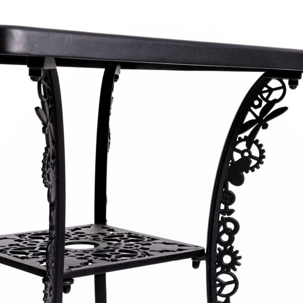 Industry Collection Aluminium Square Table Nero - immagine 3