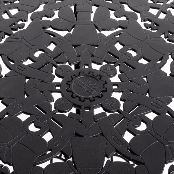 Industry Collection Aluminium Square Table Nero - immagine 4
