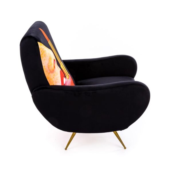 Poltrona Tongue Nero - immagine 3